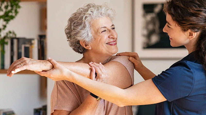 Home physiotherapy session in Melbourne